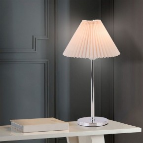 Настольная лампа декоративная Eurosvet Peony 01132/1 хром/серый в Сысерти - sysert.mebel24.online | фото 3