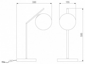 Настольная лампа декоративная Eurosvet Shape 01213/1 латунь в Сысерти - sysert.mebel24.online | фото 3
