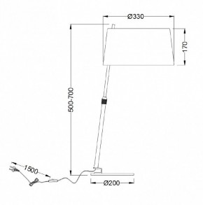 Настольная лампа декоративная Maytoni Bergamo MOD613TL-01B в Сысерти - sysert.mebel24.online | фото 9