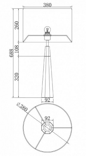 Настольная лампа декоративная Maytoni Bianco Z030TL-01BS2 в Сысерти - sysert.mebel24.online | фото 3