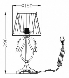 Настольная лампа декоративная Maytoni Brionia ARM172-01-G в Сысерти - sysert.mebel24.online | фото 2