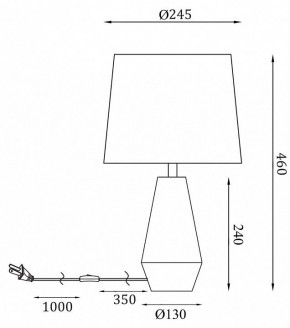 Настольная лампа декоративная Maytoni Calvin Table Z181-TL-01-W в Сысерти - sysert.mebel24.online | фото 2