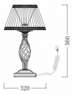 Настольная лампа декоративная Maytoni Grace ARM247-00-G в Сысерти - sysert.mebel24.online | фото 7