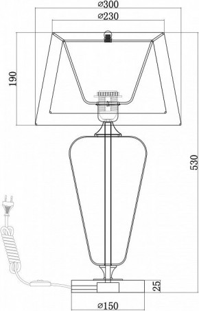 Настольная лампа декоративная Maytoni Verre Z005TL-01CH в Сысерти - sysert.mebel24.online | фото 4