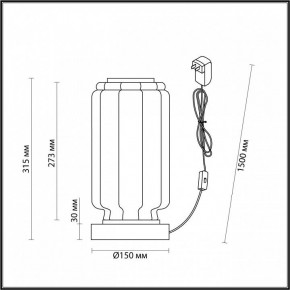 Настольная лампа декоративная Odeon Light Jam 5408/10TL в Сысерти - sysert.mebel24.online | фото 4