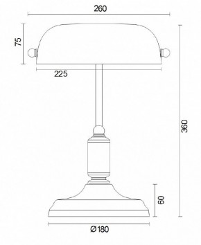 Настольная лампа офисная Maytoni Kiwi Z153-TL-01-BS в Сысерти - sysert.mebel24.online | фото 2