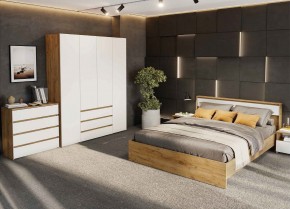 НЕКСТ 1 Спальня (Дуб Золотой/Белый) в Сысерти - sysert.mebel24.online | фото