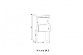 НИКОЛЬ 25 Шкаф 5-ти створчатый в Сысерти - sysert.mebel24.online | фото 7