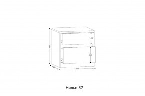 НИЛЬС - 32 Тумба в Сысерти - sysert.mebel24.online | фото 2
