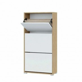 Обувница XL Домино (Крафт золотой/Белый) в Сысерти - sysert.mebel24.online | фото
