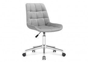 Офисное кресло Честер светло-серый / хром в Сысерти - sysert.mebel24.online | фото