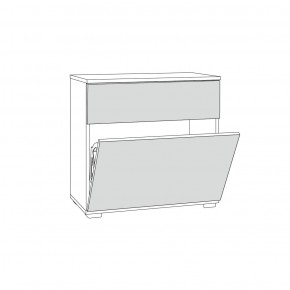 ОКТАВА Прихожая (модульная) белый в Сысерти - sysert.mebel24.online | фото 4