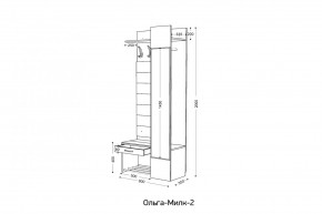 ОЛЬГА-МИЛК 2 Прихожая в Сысерти - sysert.mebel24.online | фото 2