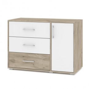 ОЛИВИЯ О63 Комод (дуб серый/белый) в Сысерти - sysert.mebel24.online | фото