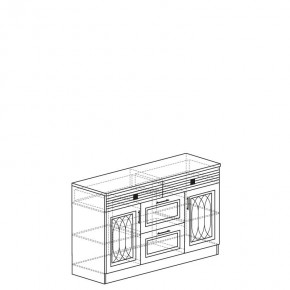 ОРЛЕАН Гостиная (модульная) серый в Сысерти - sysert.mebel24.online | фото 9