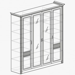 ОРЛЕАН Спальный гарнитур (модульный) ясень белый в Сысерти - sysert.mebel24.online | фото 5