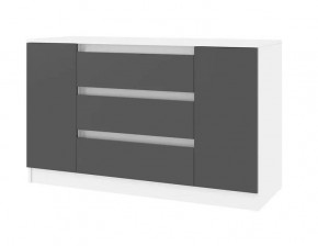 Парус Комод 1200 (Белый/Графит) в Сысерти - sysert.mebel24.online | фото
