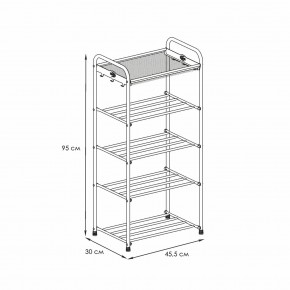 ПДОА15 М Подставка для обуви "Альфа 15" Медный антик в Сысерти - sysert.mebel24.online | фото