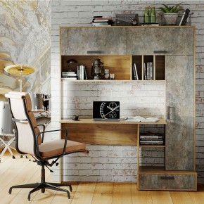 Письменный стол Техно (крафт/бетон) в Сысерти - sysert.mebel24.online | фото 3