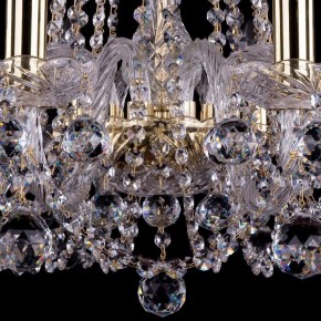 Подвесная люстра Bohemia Ivele Crystal 1402 1402/10/240/G/Balls в Сысерти - sysert.mebel24.online | фото 3