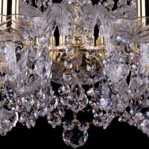 Подвесная люстра Bohemia Ivele Crystal 1402 1402/10/240/G/Leafs в Сысерти - sysert.mebel24.online | фото 5