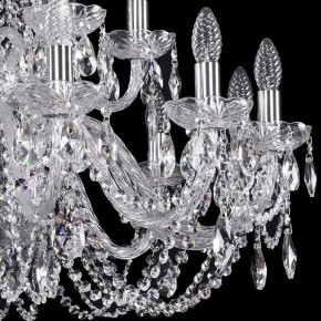 Подвесная люстра Bohemia Ivele Crystal 1402 1402/12+6/300/2d/Ni в Сысерти - sysert.mebel24.online | фото 2