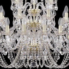 Подвесная люстра Bohemia Ivele Crystal 1402 1402/16+8+4/300/h-123/3d/G в Сысерти - sysert.mebel24.online | фото 3