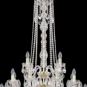 Подвесная люстра Bohemia Ivele Crystal 1402 1402/16+8+4/300/h-123/3d/G в Сысерти - sysert.mebel24.online | фото 4