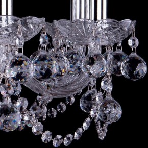 Подвесная люстра Bohemia Ivele Crystal 1402 1402/8/195/Ni/Balls в Сысерти - sysert.mebel24.online | фото 3