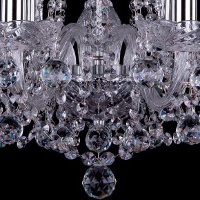 Подвесная люстра Bohemia Ivele Crystal 1402 1402/8/195/Ni/Balls в Сысерти - sysert.mebel24.online | фото 4