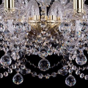 Подвесная люстра Bohemia Ivele Crystal 1411 1411/10+5/240/G/Balls в Сысерти - sysert.mebel24.online | фото 3