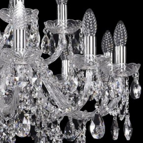 Подвесная люстра Bohemia Ivele Crystal 1411 1411/12+6/300/Ni в Сысерти - sysert.mebel24.online | фото 2