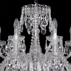 Подвесная люстра Bohemia Ivele Crystal 1411 1411/12+6/300/Ni в Сысерти - sysert.mebel24.online | фото 4