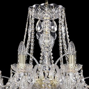 Подвесная люстра Bohemia Ivele Crystal 1411 1411/16+8/360/2d/G в Сысерти - sysert.mebel24.online | фото 4