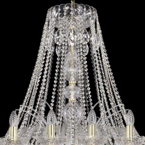 Подвесная люстра Bohemia Ivele Crystal 1411 1411/24/460/G в Сысерти - sysert.mebel24.online | фото 4