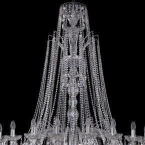 Подвесная люстра Bohemia Ivele Crystal 1411 1411/24/530/XL-163/Ni в Сысерти - sysert.mebel24.online | фото 4