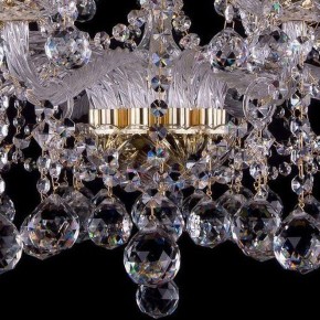 Подвесная люстра Bohemia Ivele Crystal 1413 1413/10+5/300/G/Balls в Сысерти - sysert.mebel24.online | фото 4