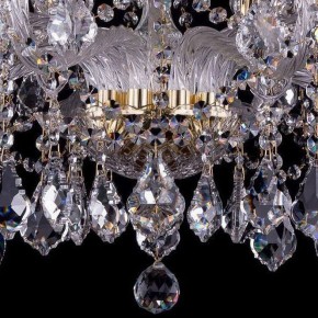 Подвесная люстра Bohemia Ivele Crystal 1413 1413/10+5/300/G/Leafs в Сысерти - sysert.mebel24.online | фото 3