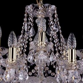 Подвесная люстра Bohemia Ivele Crystal 1413 1413/10+5/300/G/Leafs в Сысерти - sysert.mebel24.online | фото 4