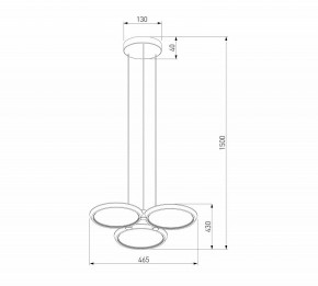 Подвесная люстра Eurosvet Crespella 90034/3 золото в Сысерти - sysert.mebel24.online | фото 5