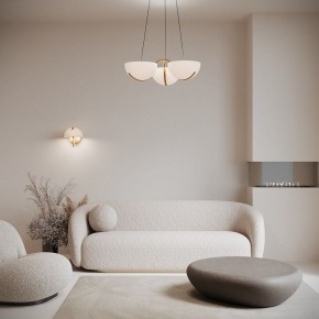 Подвесная люстра Eurosvet Emisfero 50083/3 LED золото в Сысерти - sysert.mebel24.online | фото 4