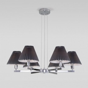 Подвесная люстра Eurosvet Peony 60136/6 хром/графит в Сысерти - sysert.mebel24.online | фото 2