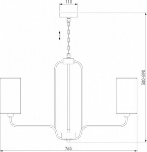 Подвесная люстра Eurosvet Purezza 60128/6 хром в Сысерти - sysert.mebel24.online | фото 4