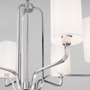 Подвесная люстра Eurosvet Purezza 60128/6 хром в Сысерти - sysert.mebel24.online | фото 5