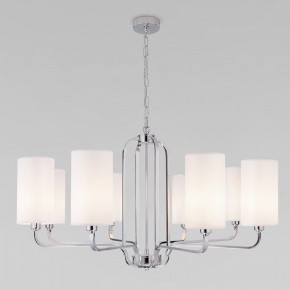 Подвесная люстра Eurosvet Purezza 60128/8 хром в Сысерти - sysert.mebel24.online | фото 2