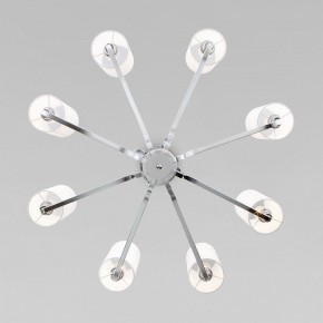 Подвесная люстра Eurosvet Purezza 60128/8 хром в Сысерти - sysert.mebel24.online | фото 4
