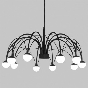 Подвесная люстра Eurosvet Ragno 90034/10 LED черный в Сысерти - sysert.mebel24.online | фото