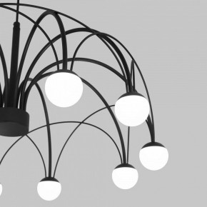 Подвесная люстра Eurosvet Ragno 90034/10 LED черный в Сысерти - sysert.mebel24.online | фото 6