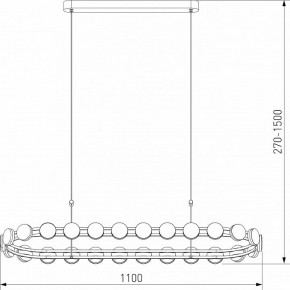Подвесная люстра Eurosvet Tapioca 90332/26 черный в Сысерти - sysert.mebel24.online | фото 5