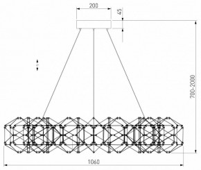 Подвесная люстра Eurosvet Uma 90369/15 медь в Сысерти - sysert.mebel24.online | фото 4